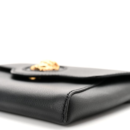 Versace Grained Calfskin La Medusa Chain Crossbody Bag Black 9 of 9
