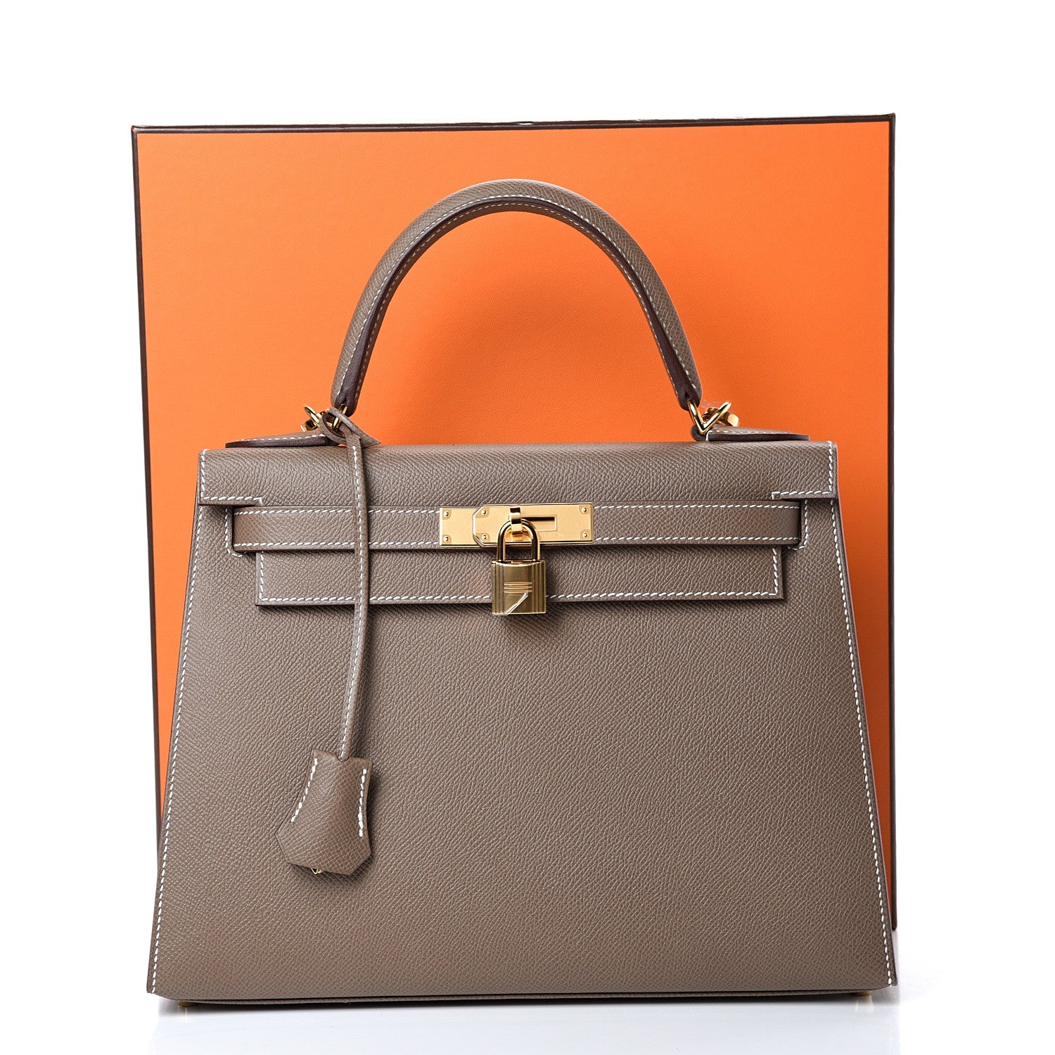 Hermes Epsom Kelly Sellier 28 Etoupe 10 of 10