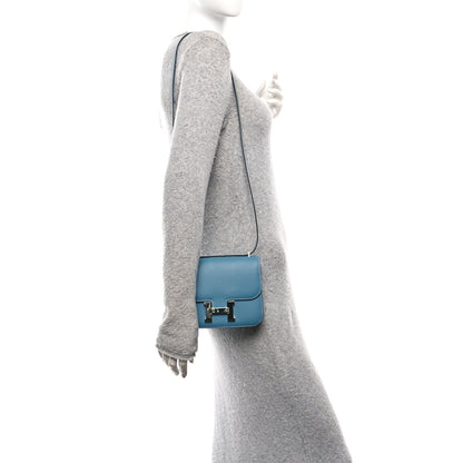 Hermes Epsom Constance 18 New Blue Jean 2 of 11