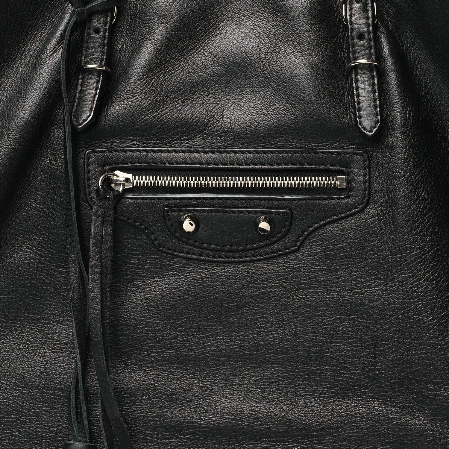 Balenciaga Supple Calfskin Papier A4 Zip Around Tote Black 9 of 13