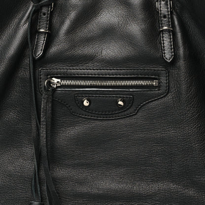 Balenciaga Supple Calfskin Papier A4 Zip Around Tote Black 9 of 13
