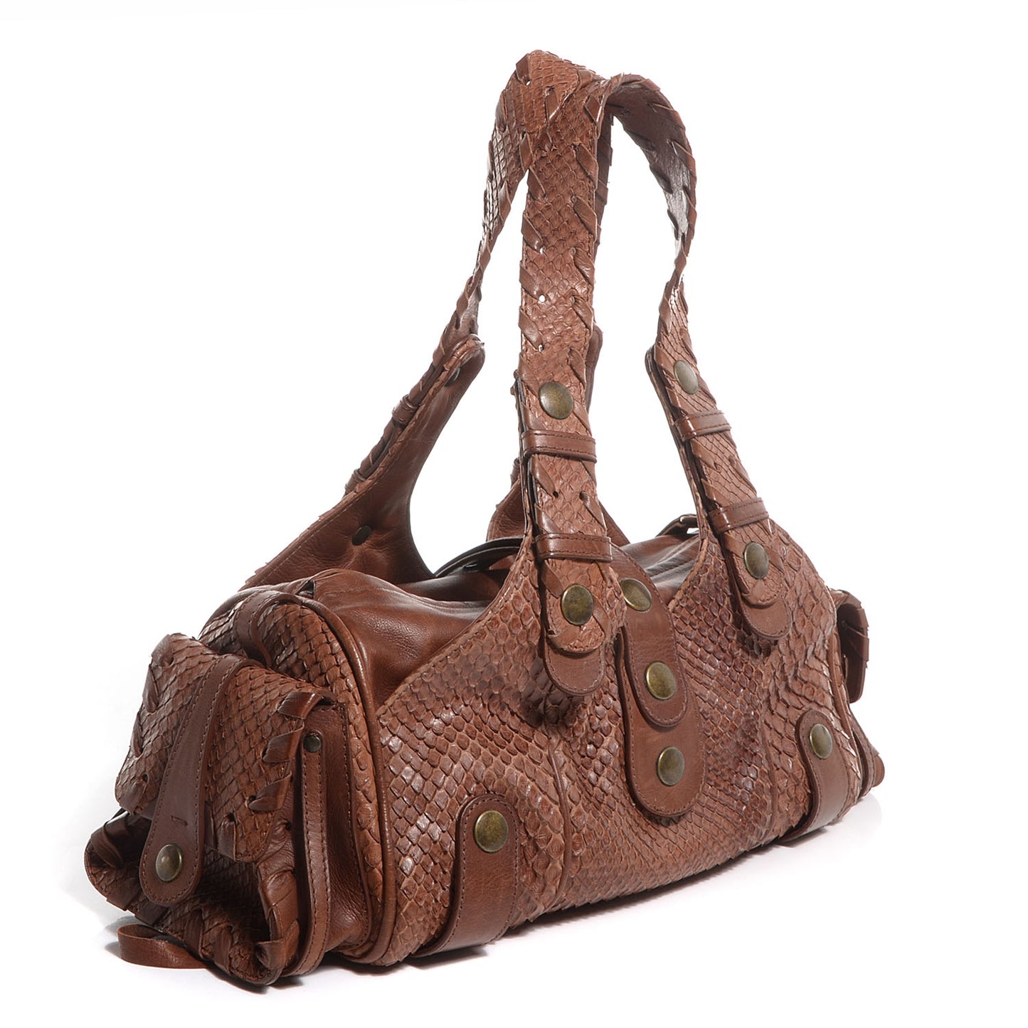 Python Silverado Shoulder Bag Brown
