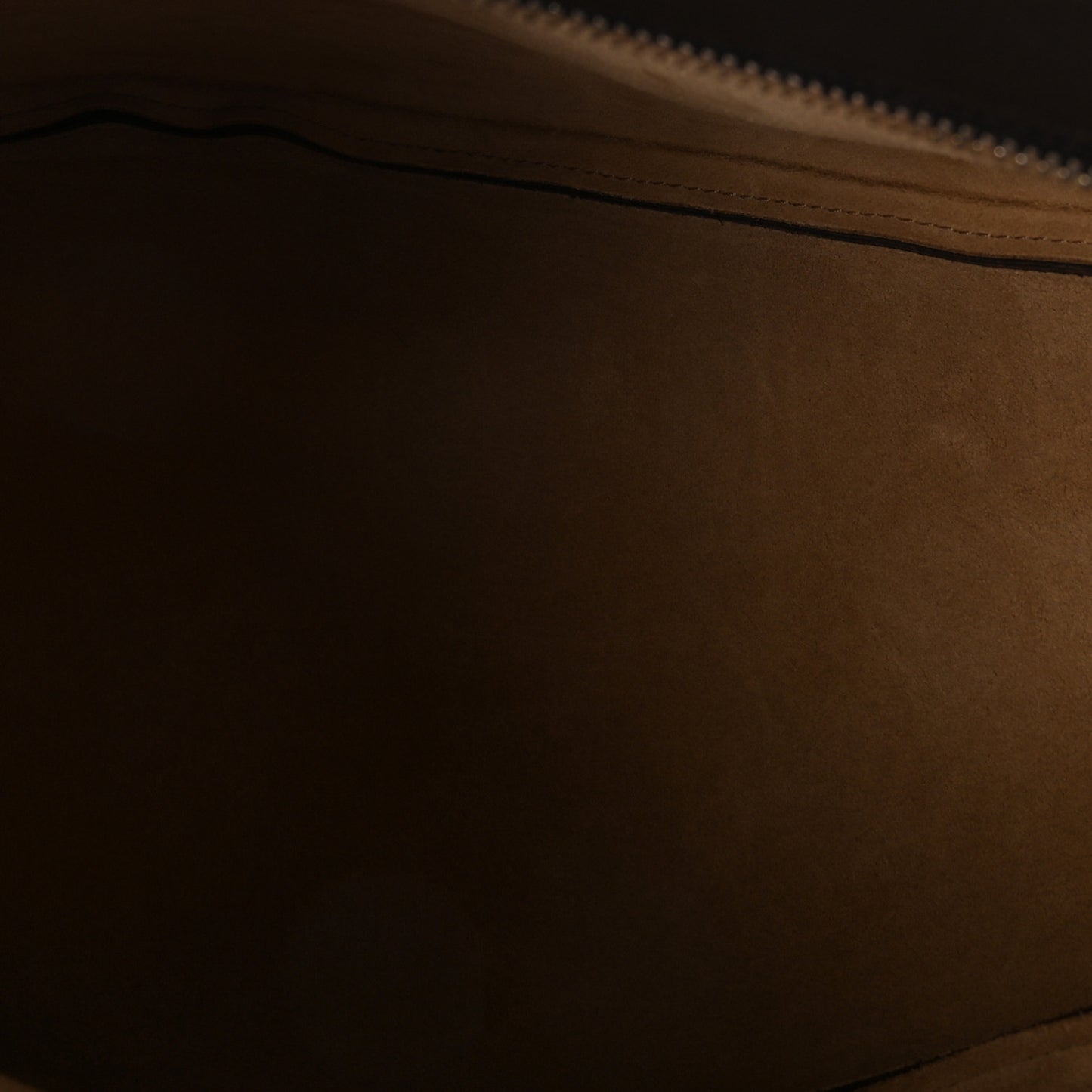 Grained Calfskin Large Slouchy Banana Bag Brunette