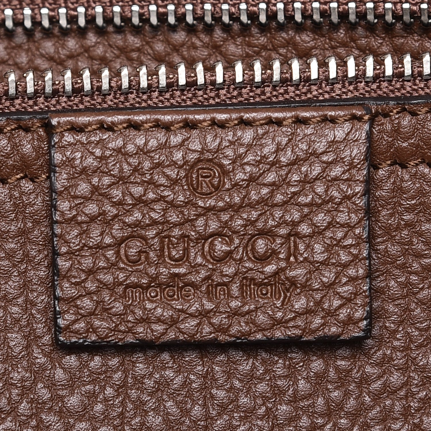Gucci Soft Calfskin Medium Jackie Top Handle Bag Nut Brown 6 of 9