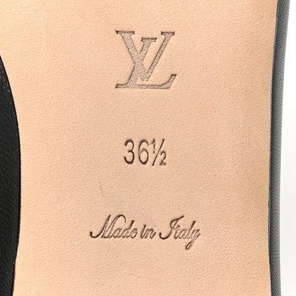 Louis Vuitton Lambskin Capucines Flat Ballerinas 36.5 Black 7 of 10