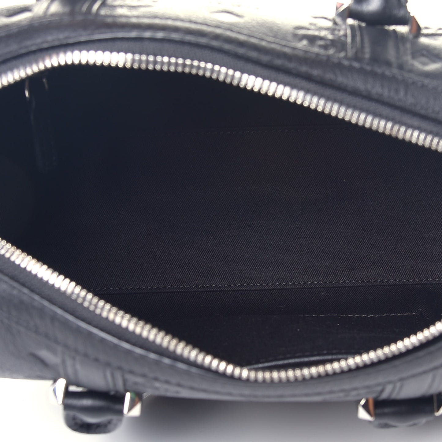 Calfskin Ottomar Monogram Boston Bag Navy