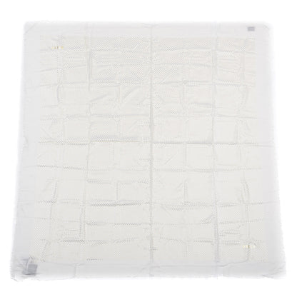 Gucci X SEGA Modal Silk Cashmere GUCCY Stars Print Scarf White Gold 1 of 4