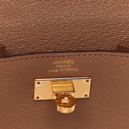 Hermes Chevre Mysore Kelly Pocket Compact Wallet Quebracho 6 of 13