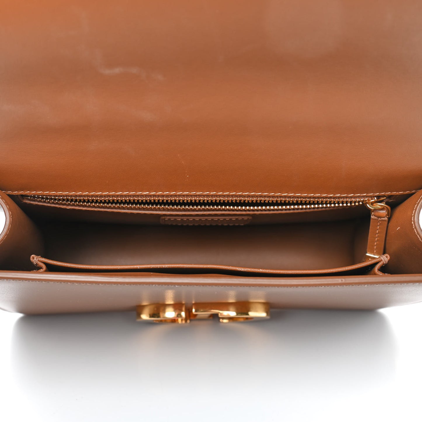 Smooth Calfskin 30 Montaigne Flap Bag Brown