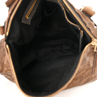 Givenchy Tumbled Sheepskin Medium Pandora Charcoal 6 of 23
