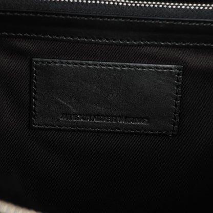 Alexander Wang Shearling Rubberized Lambskin Inside Out Backpack Black 6 of 6