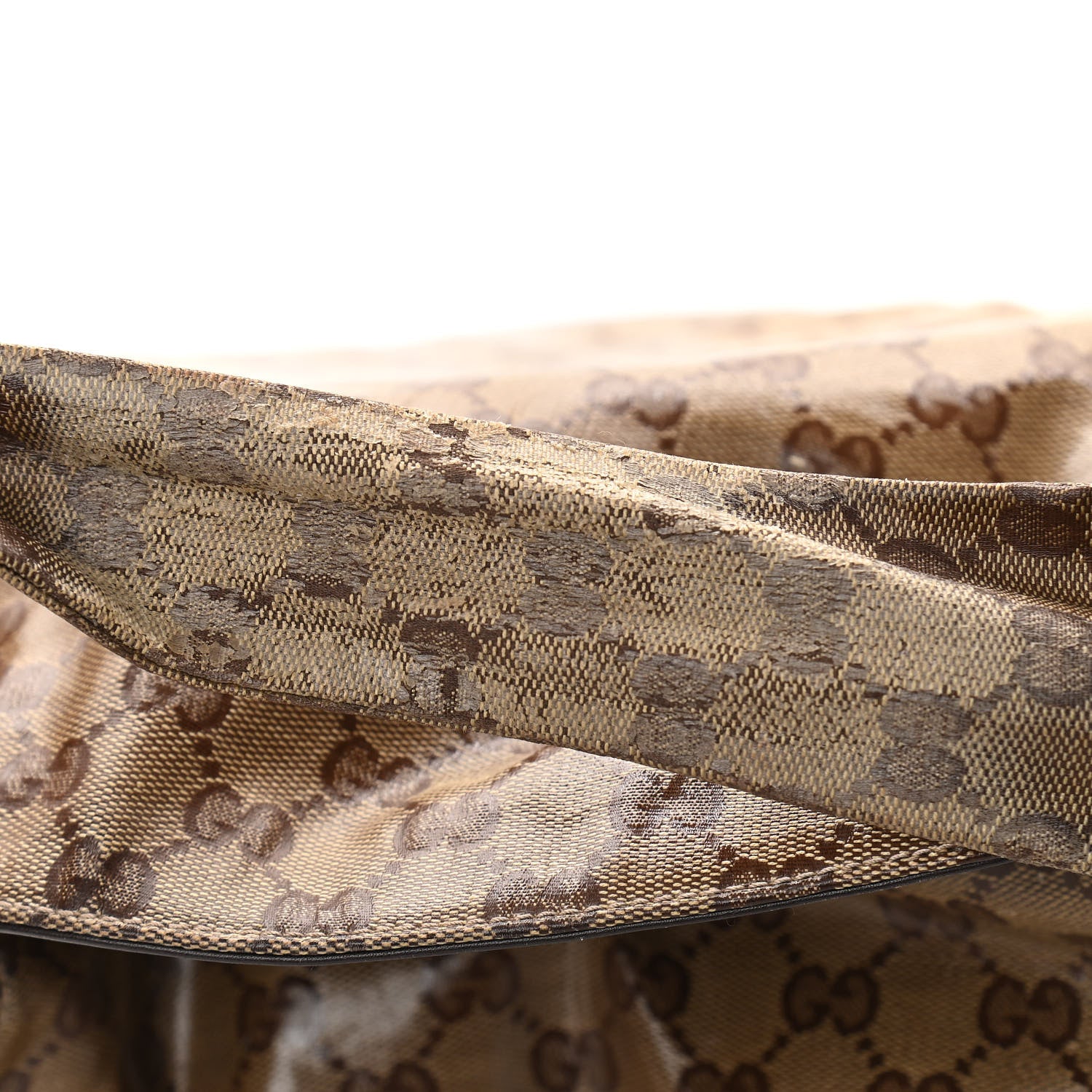 Gucci Crystal Monogram Medium Hysteria Tote Brown 13 of 14