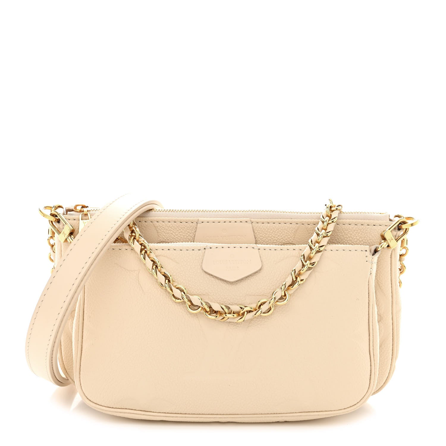 Louis Vuitton Empreinte Monogram Giant Multi Pochette Accessories Cream 1 of 11