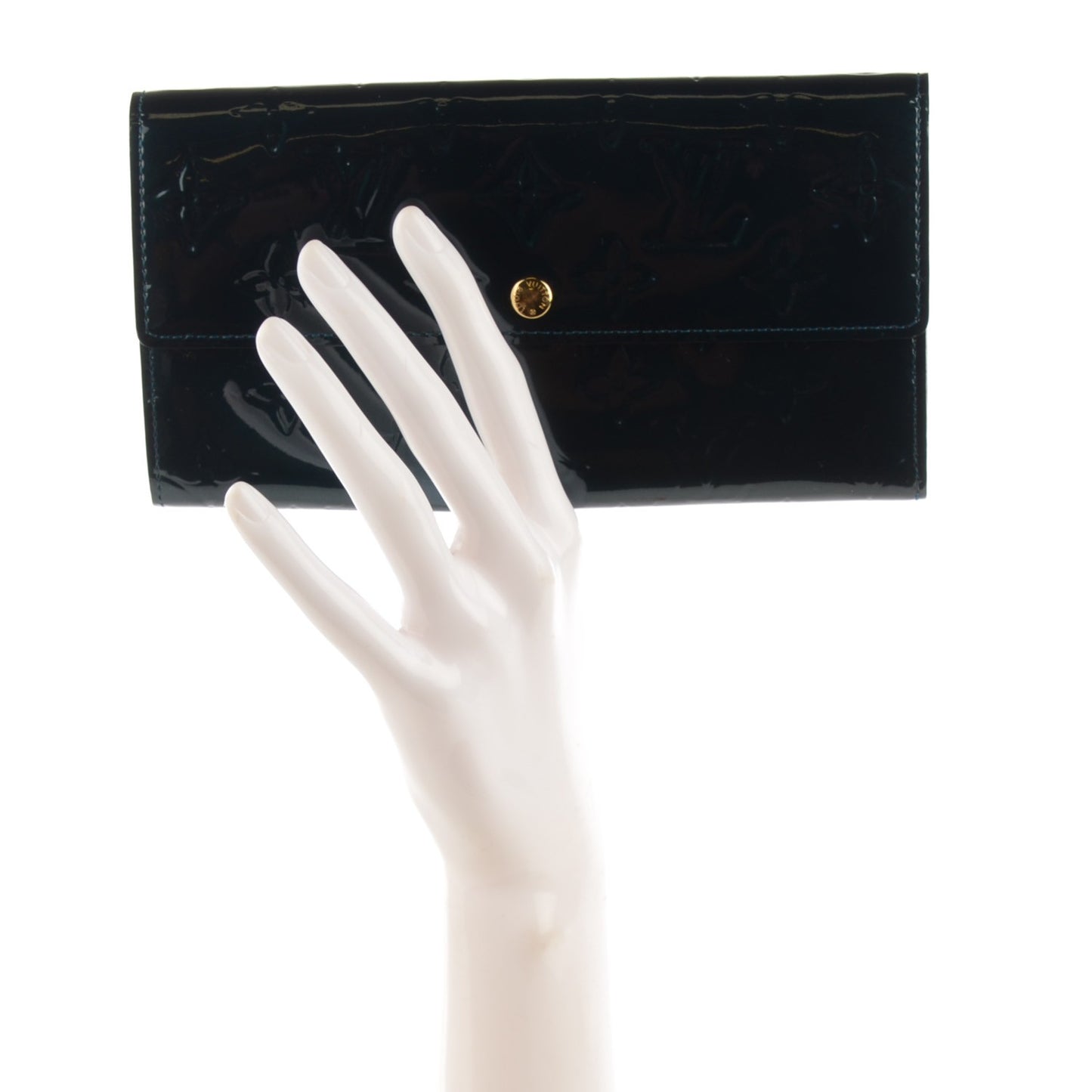 Vernis Sarah Wallet Blue Nuit