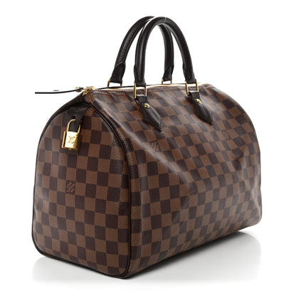 Louis Vuitton Damier Ebene Speedy 30 3 of 10