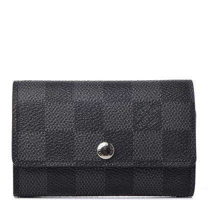 Louis Vuitton Damier Graphite Multicles 6 Key Holder 1 of 7