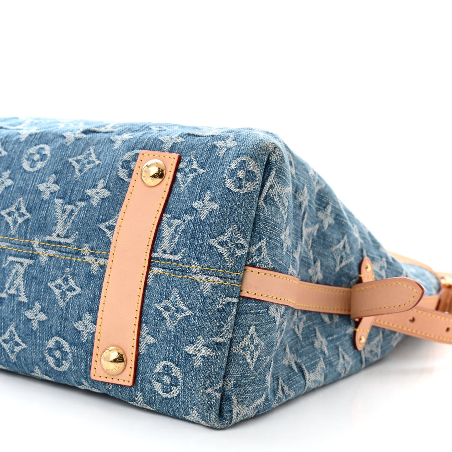 Monogram Denim CarryAll MM Blue