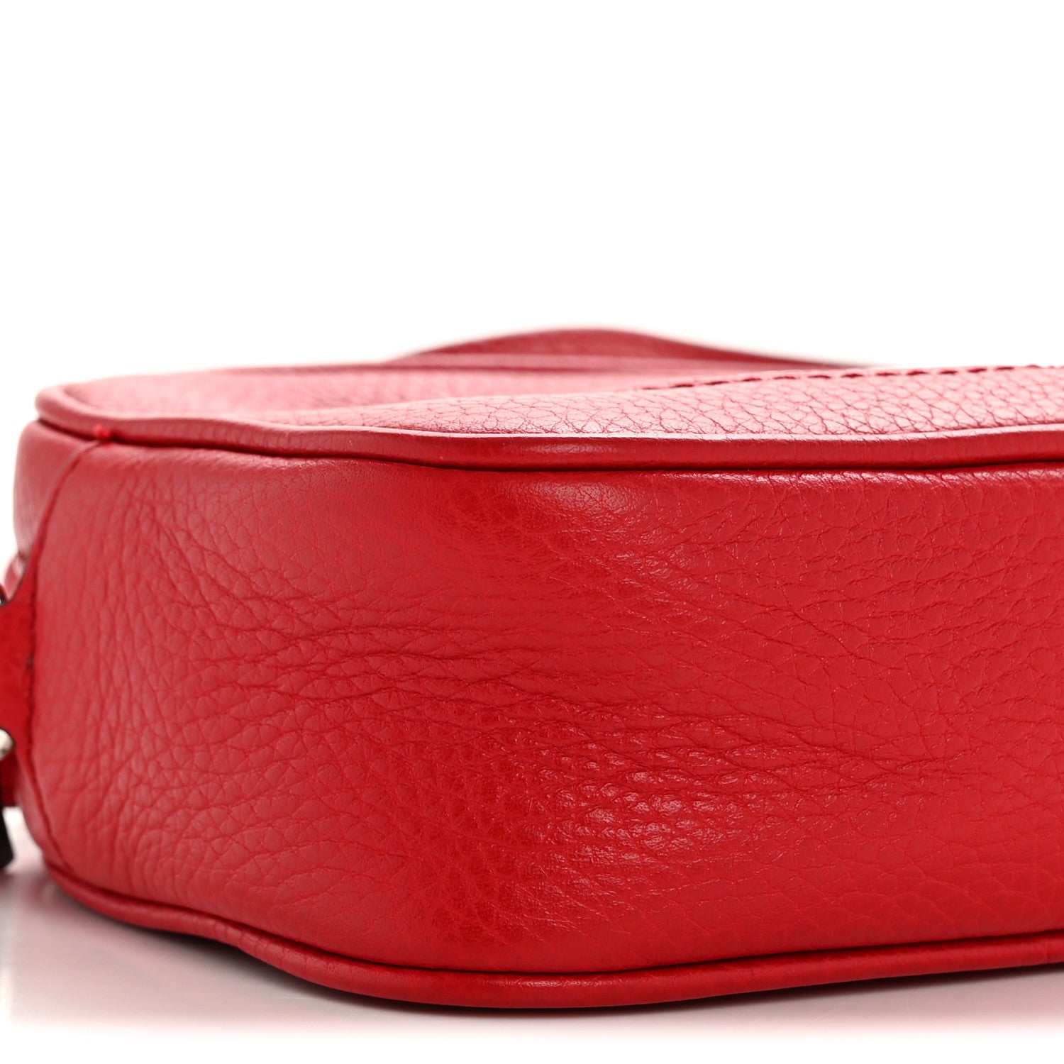 Gucci Pebbled Calfskin Children's Mini Soho Disco Messenger Bag Tabasco Red 9 of 12