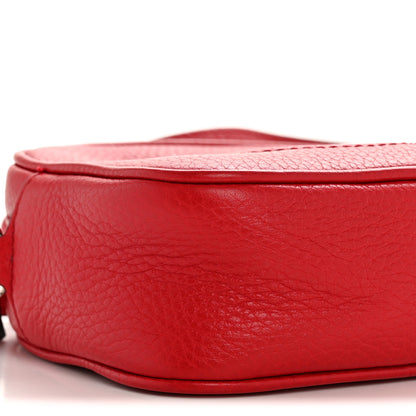 Gucci Pebbled Calfskin Children's Mini Soho Disco Messenger Bag Tabasco Red 9 of 12