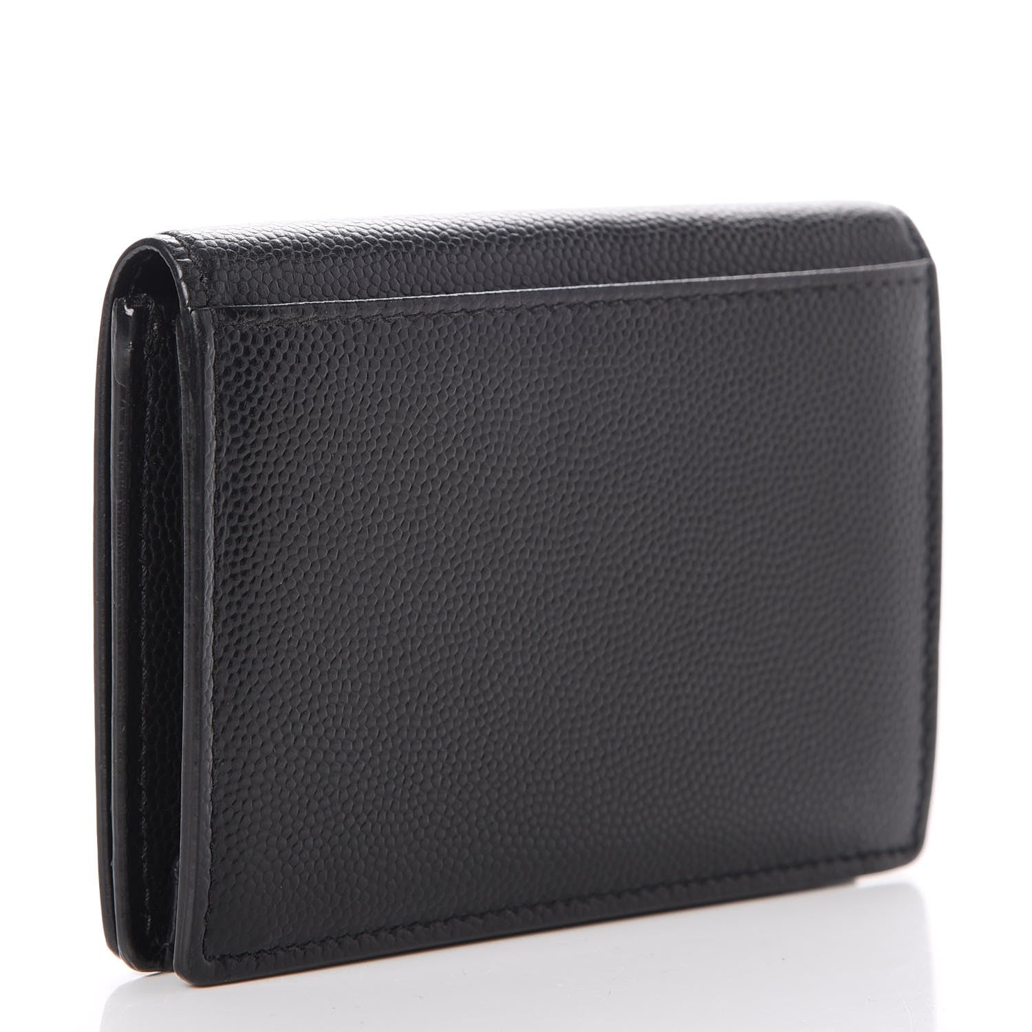 Saint Laurent Grain De Poudre Business Card Case Black 3 of 9
