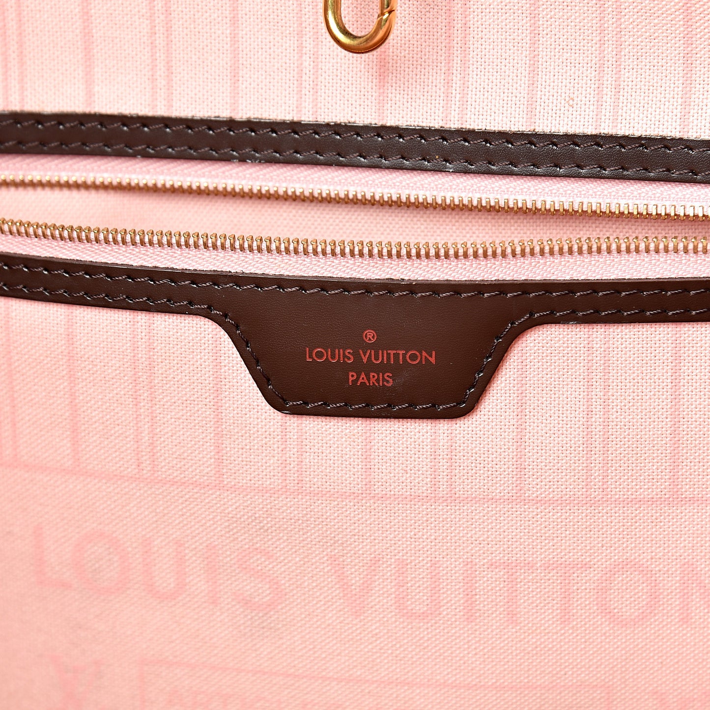 Damier Ebene Neo Neverfull MM Rose Ballerine
