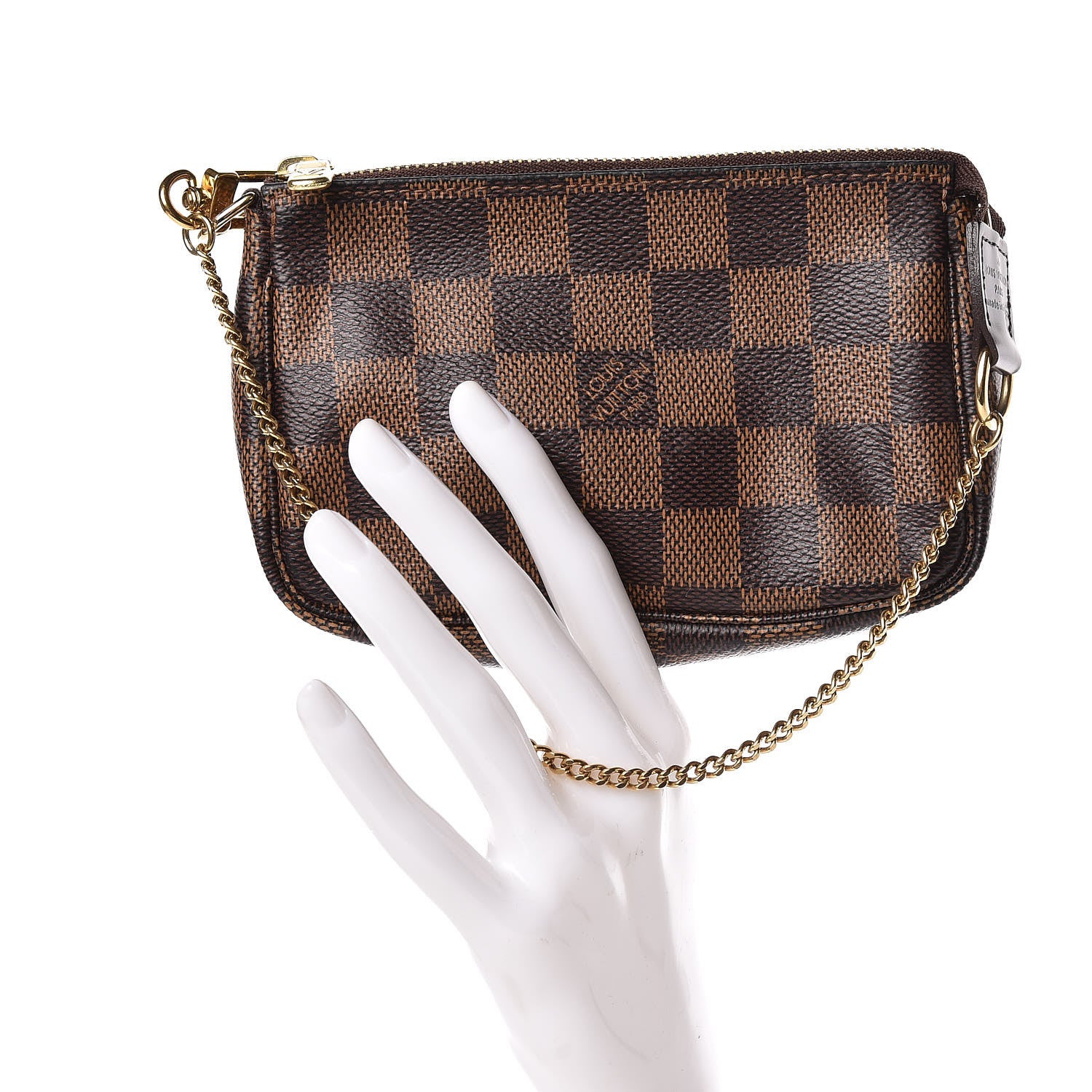 Louis Vuitton Damier Ebene Mini Pochette Accessories 2 of 8