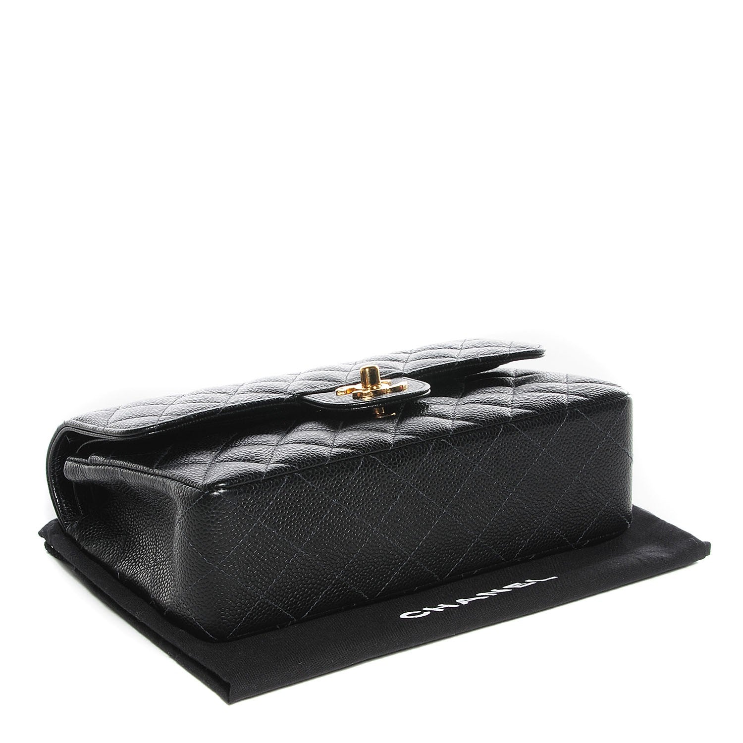 Chanel Caviar Quilted Small Double Flap Black 4 of 9