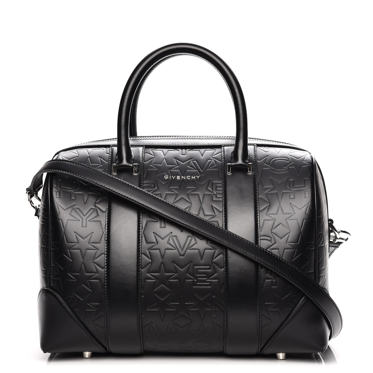 Givenchy Calfskin Star Embossed Medium Lucrezia Black 1 of 8