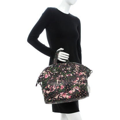 Givenchy Lambskin Roses Camouflage Print Medium Nightingale Black 3 of 11