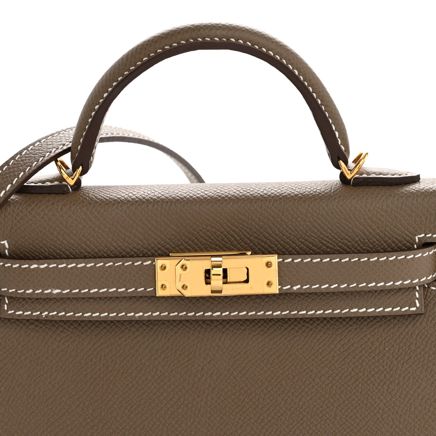 Hermes Epsom Mini Kelly Sellier 20 Etoupe 8 of 14