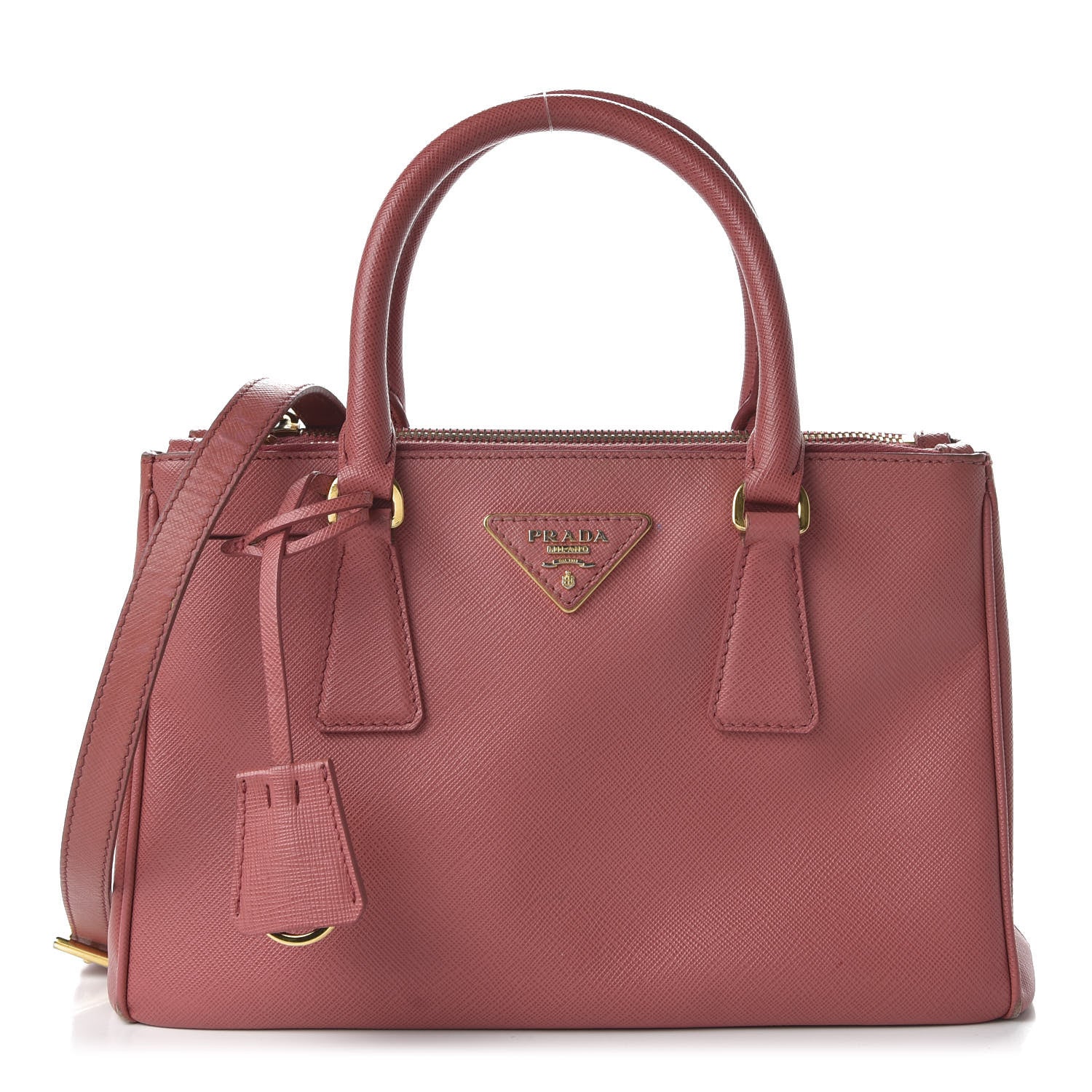 Prada Saffiano Mini Galleria Double Zip Tote Tamaris 1 of 11