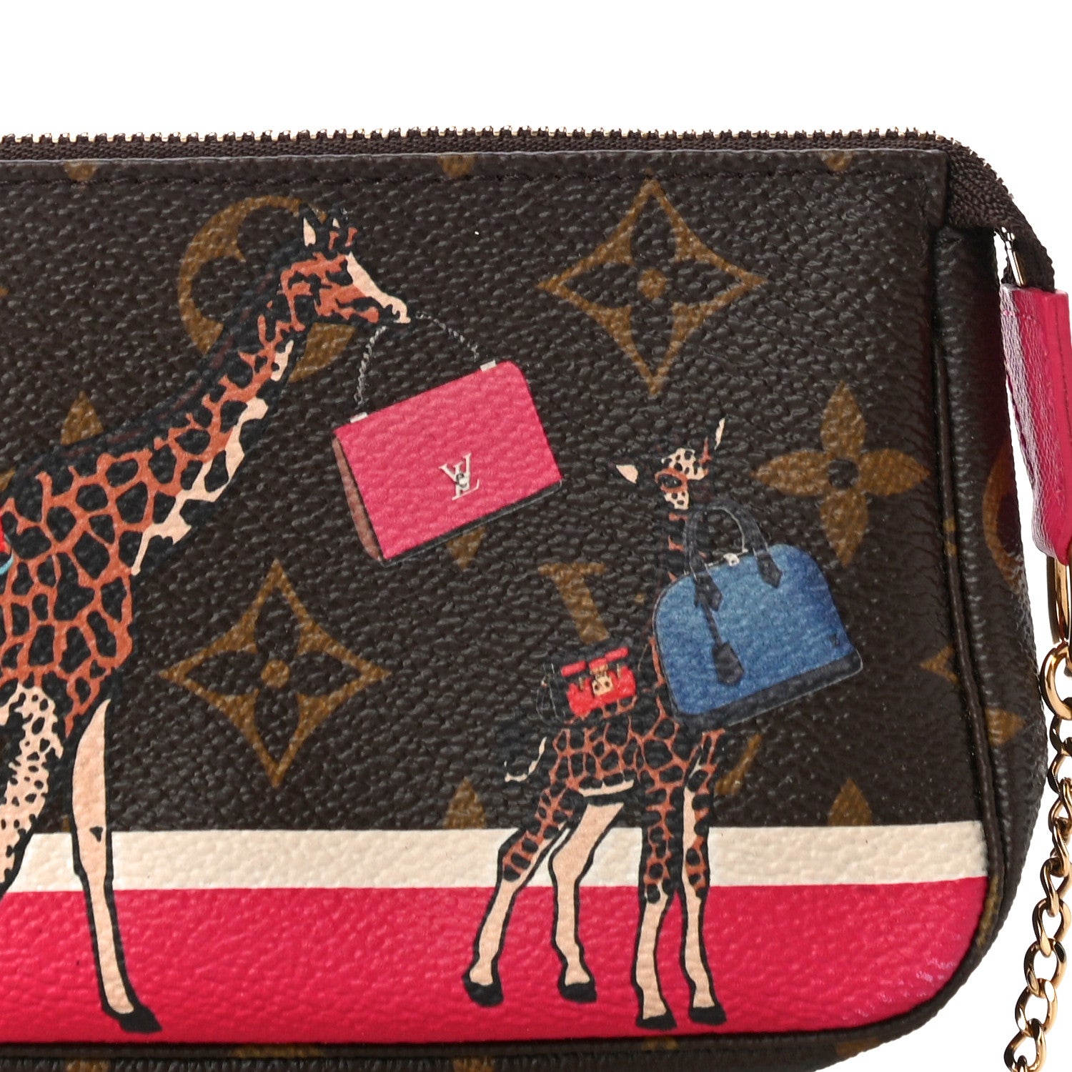 Louis Vuitton Monogram 2017 Christmas Animation Mini Pochette Accessories 8 of 11