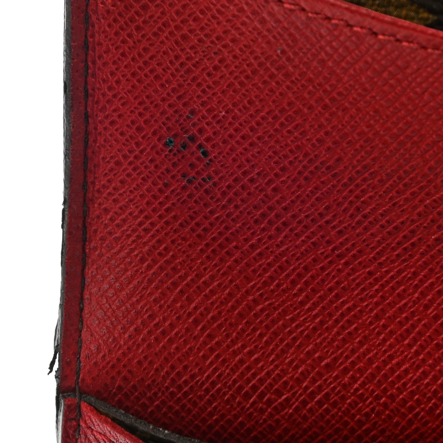 Louis Vuitton Monogram Emilie Wallet Red 10 of 17