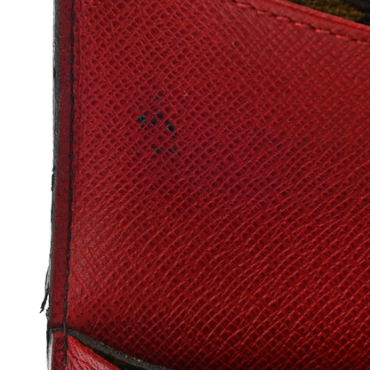 Louis Vuitton Monogram Emilie Wallet Red 10 of 17