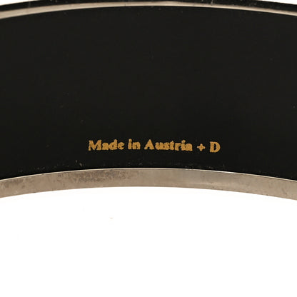 Hermes Enamel Printed Pride of Lions Wide Bracelet 65 5 of 6