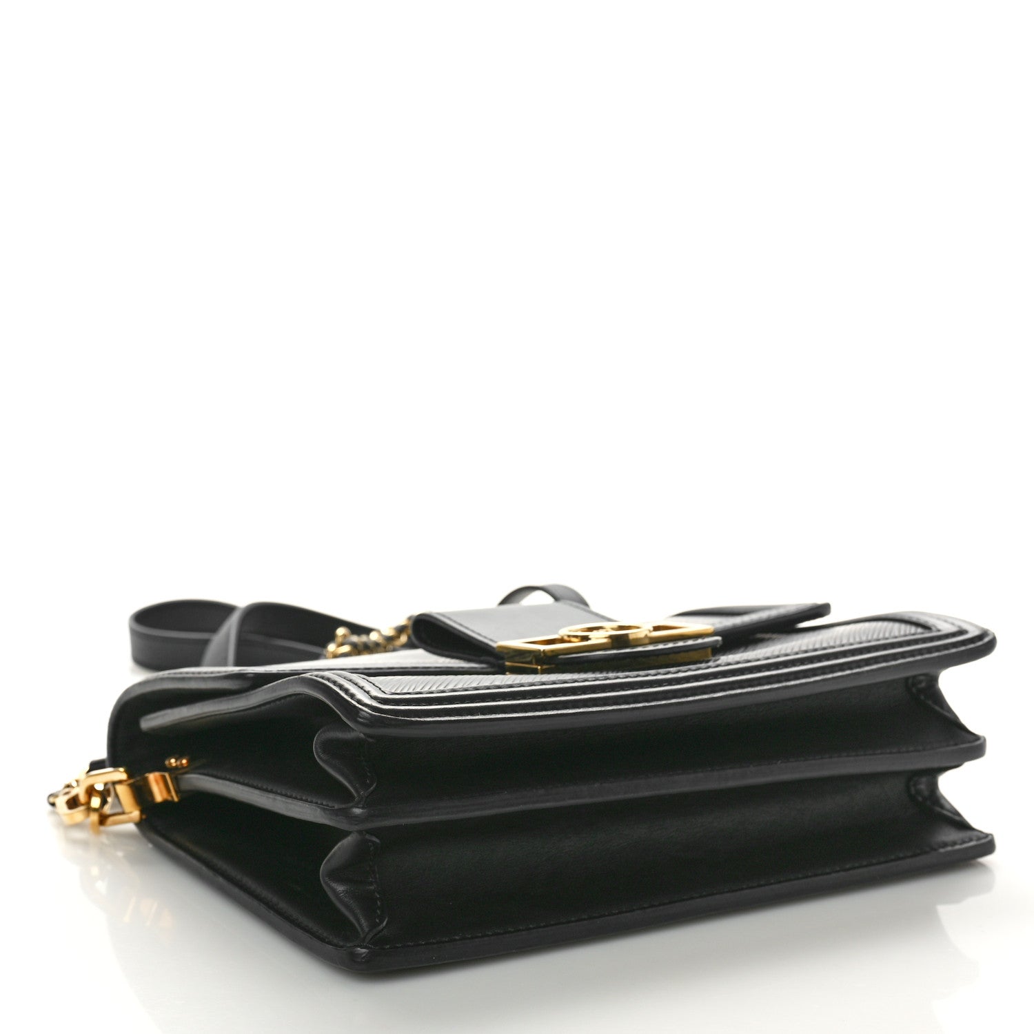 Louis Vuitton Epi Dauphine MM Black 4 of 9