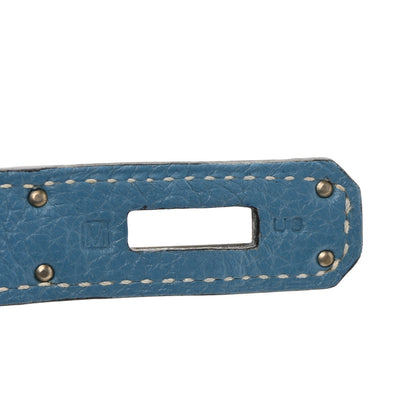 Hermes Togo BIRKIN 35 Blue Jean 7 of 13
