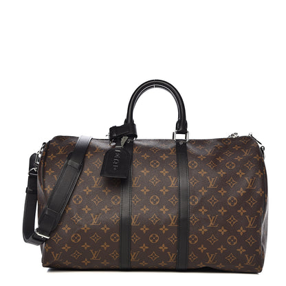Louis Vuitton Monogram Macassar Keepall Bandouliere 45 1 of 11