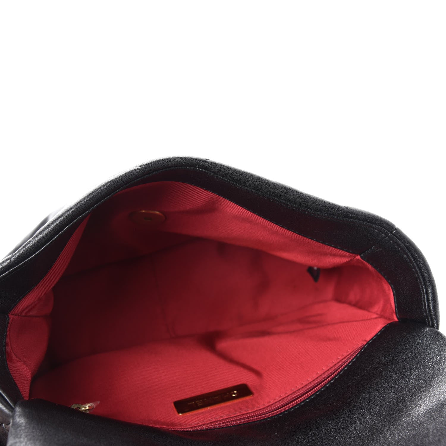 Chanel Lambskin Quilted Medium Chanel 19 Flap Black 5 of 10