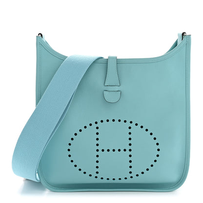 Hermes Epsom Evelyne III PM Bleu Atoll 1 of 12