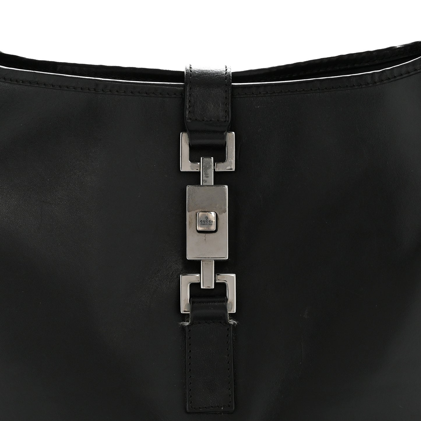 Calfskin Small Jackie O Hobo Black