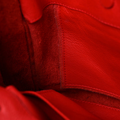Balenciaga Veau Souple Papier Mini A4 Tote Rouge Cerise 9 of 28
