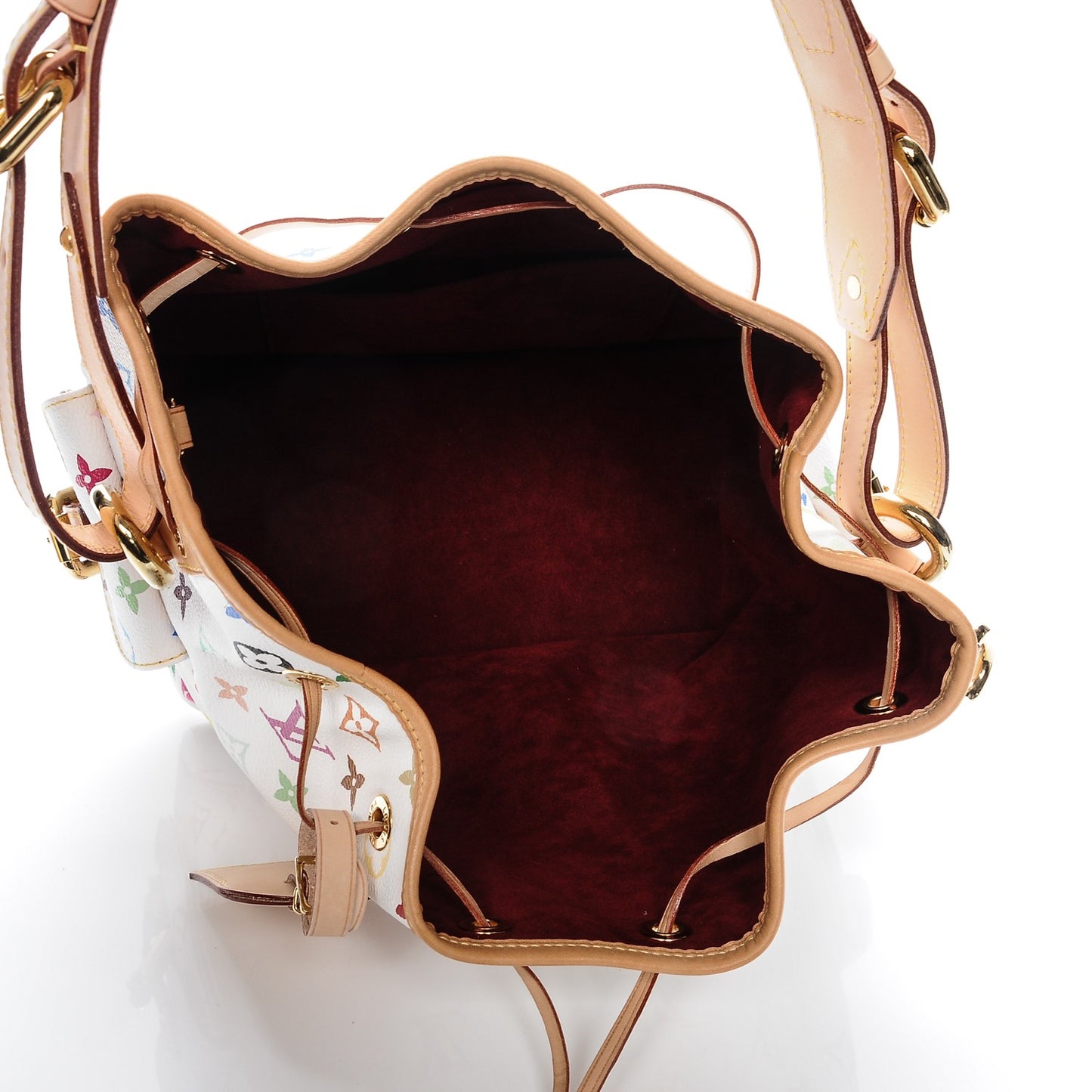 Monogram Multicolor Petit Noe White