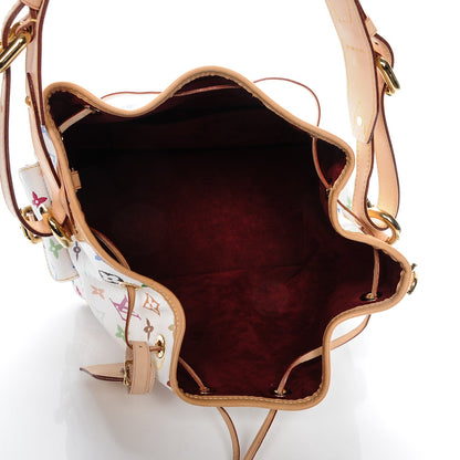 Louis Vuitton Monogram Multicolor Petit Noe White 6 of 8