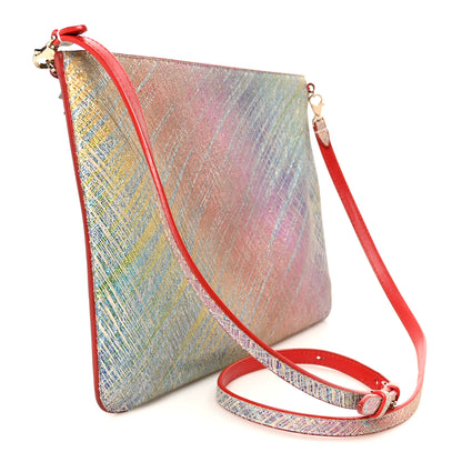 Christian Louboutin Metallic Suede Unicorn Studded Loubiclutch Multicolor 3 of 10