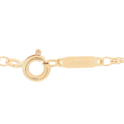 Tiffany 18K Yellow Gold Infinity Double Chain Pendant Necklace 3 of 4