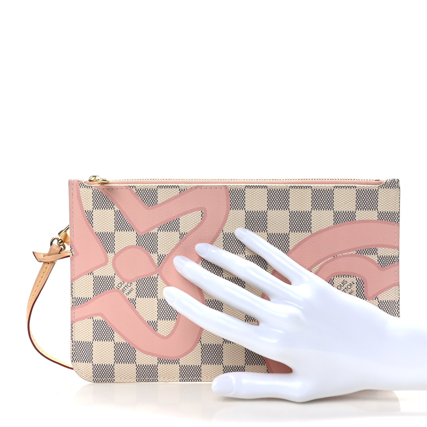 Louis Vuitton Damier Azur Tahitienne Neverfull MM GM Pochette 2 of 8