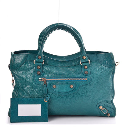 Balenciaga Agneau Giant 12 Rose Gold Hardware City Lagon 1 of 10