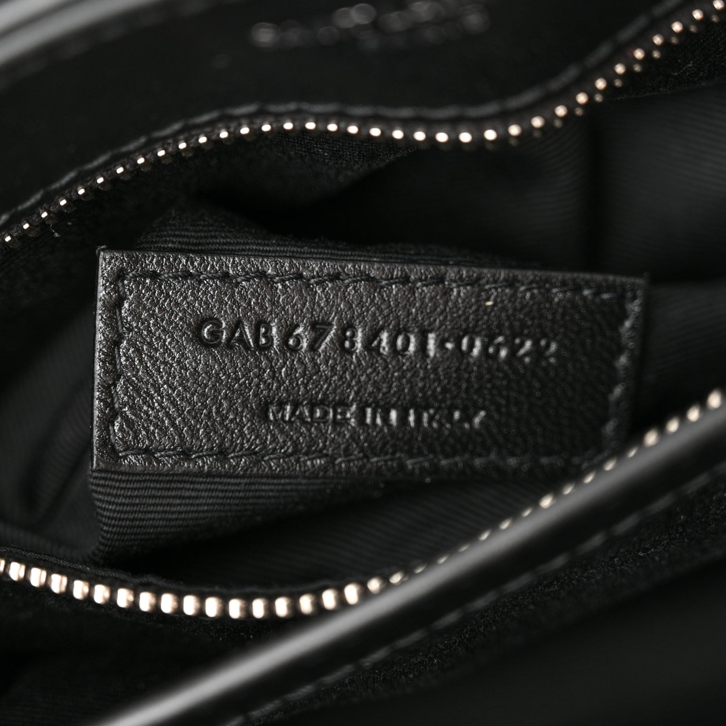 Calfskin Y Quilted Monogram Toy Loulou Crossbody Bag Black