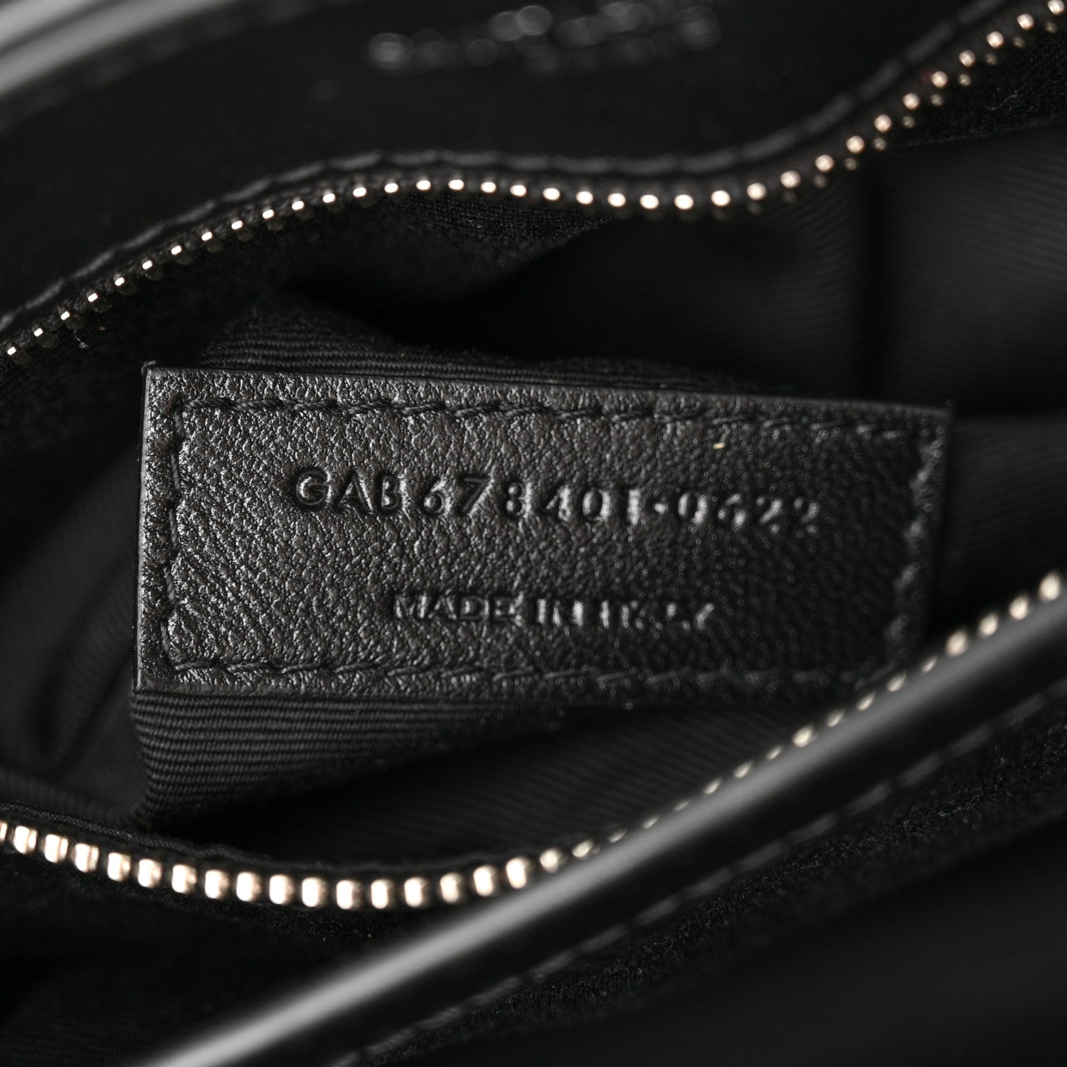 Saint Laurent Calfskin Y Quilted Monogram Toy Loulou Crossbody Bag Black 6 of 10